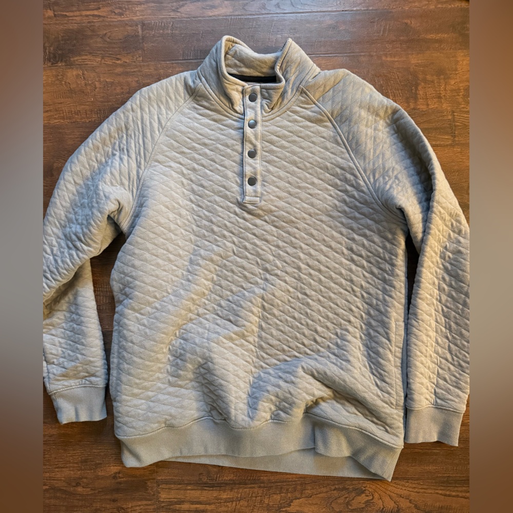 Goodfellow & Co Gray Quilted Pullover